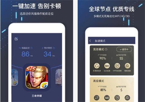 迅游手游加速器免费版:一款专业的免费手游网络优化工具